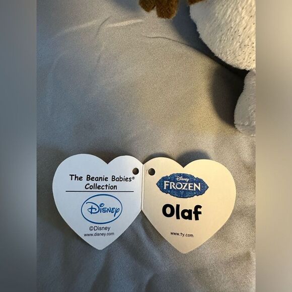 OLAF Ty Beanie Baby Disney Frozen Snowman Plush Stuffed Animal Toy - Picture 10 of 10